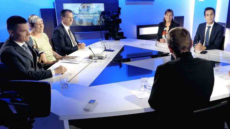 Débat du 1er tour des législatives 2022 - 2e circonscription des Vosges