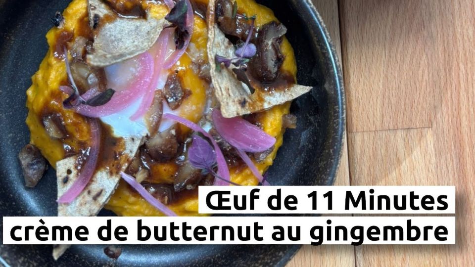 A feu doux : Jacques-Table à vin #1 Œuf de 11 Minutes, crème de butternut au gingembre
