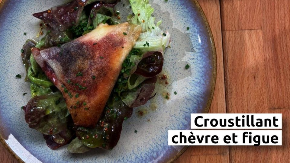 A feu doux : Jacques-Table à vin #4 Croustillant chèvre et figue