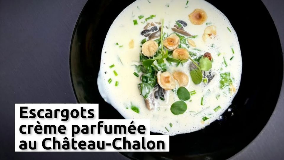 A feu doux : Les Ducs de Lorraine #02 Escargots et crème parfumée au Château-Chalon