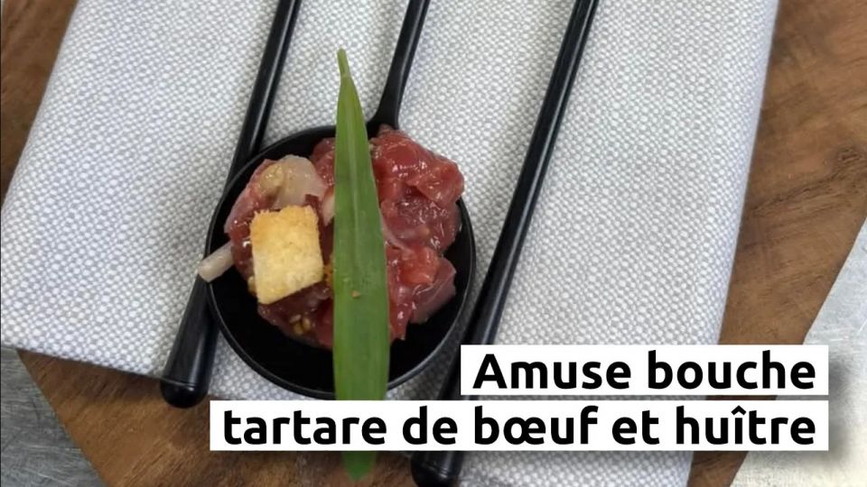 A feu doux : Âmes Soeurs #01 Amuse bouche : tartare de bœuf et huître