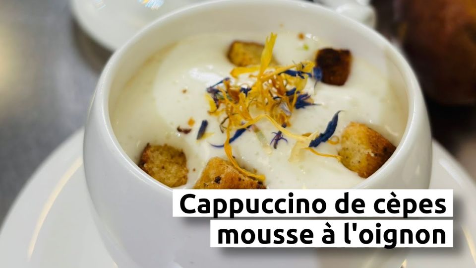 À feu doux : L'Atelier #1 Cappuccino de cèpes
