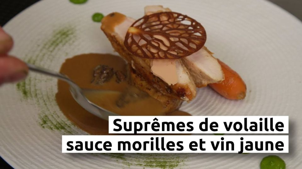 A feu doux : 5ème Saveur #03 Suprêmes de volaille, sauce morilles et vin jaune