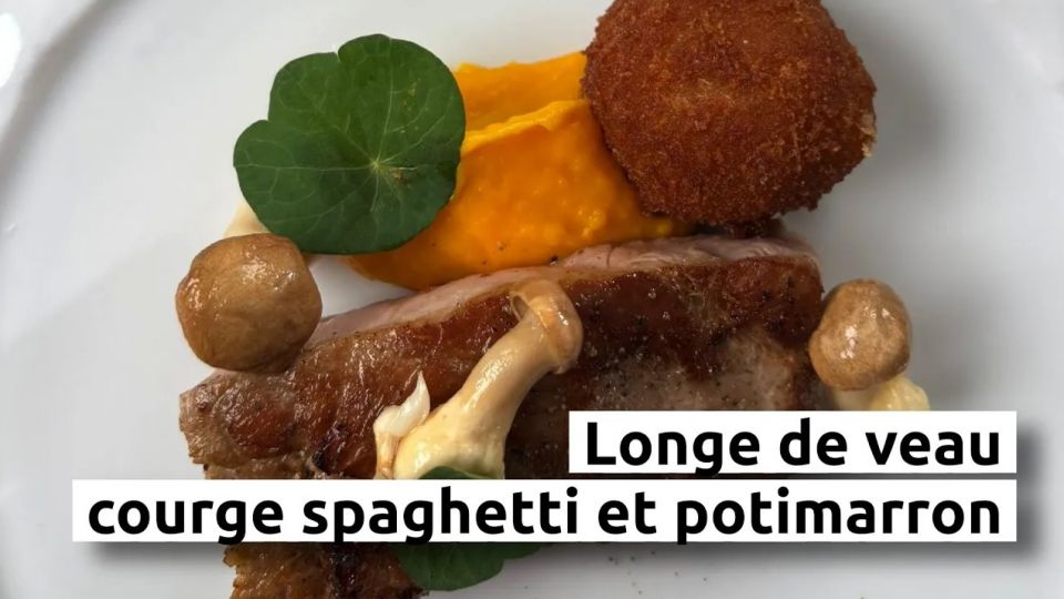 A feu doux : Avec amour #03 Longe de veau, courge spaghetti et potimarron