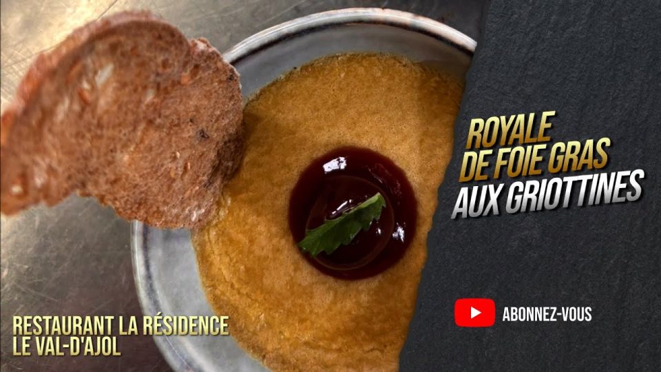 A feu doux : La Résidence #01 Royale de foie gras aux griottines