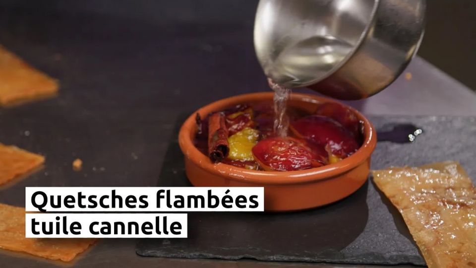 A feu doux : Au Bon Gîte #05 Quetsches flambées et tuile cannelle