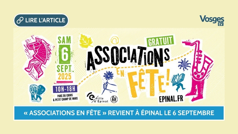 « Associations en fête » revient à Épinal le 6 septembre