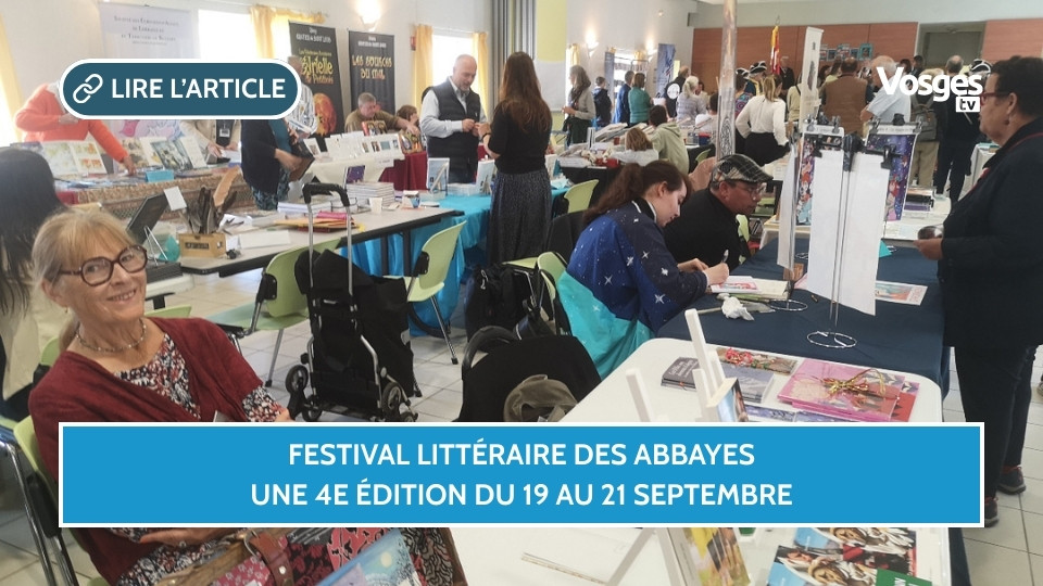 Festival littéraire des Abbayes : une 4e édition du 19 au 21 septembre