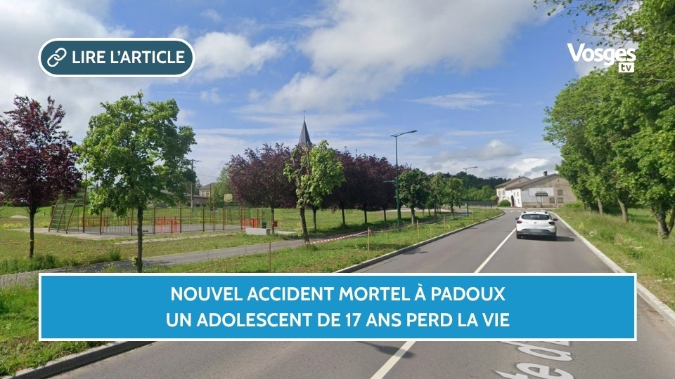 Nouvel accident mortel à Padoux : un adolescent de 17 ans perd la vie