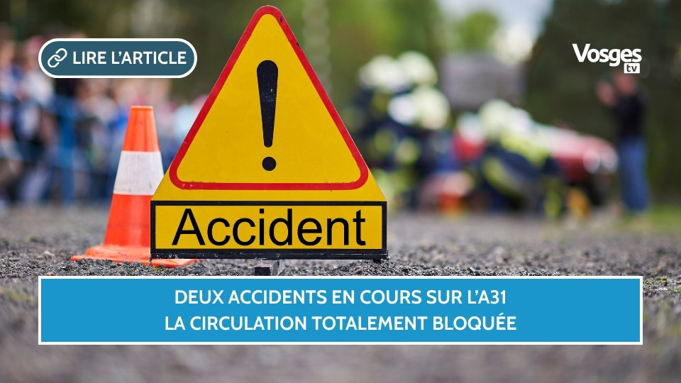 Deux accidents en cours sur l’A31, la circulation totalement bloquée