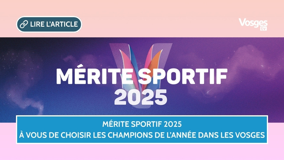 Mérite Sportif 2025 : à vous de choisir les champions de l’année dans les Vosges