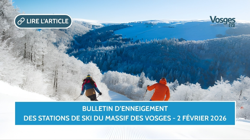Bulletin d’enneigement des stations de ski du Massif des Vosges - 2 février 2026