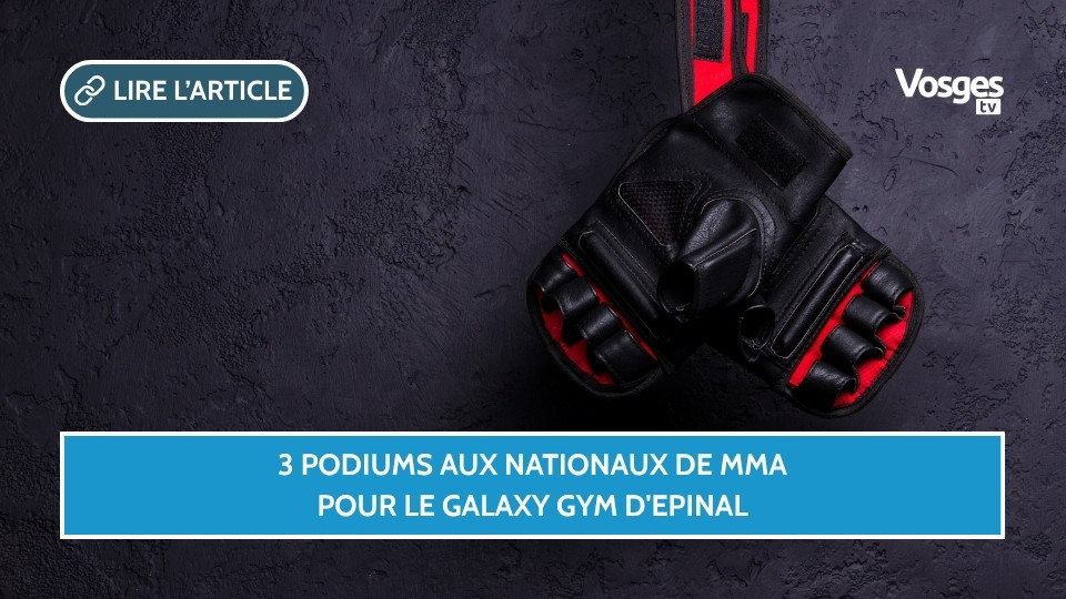 3 podiums aux Nationaux de MMA pour le Galaxy Gym d'Epinal