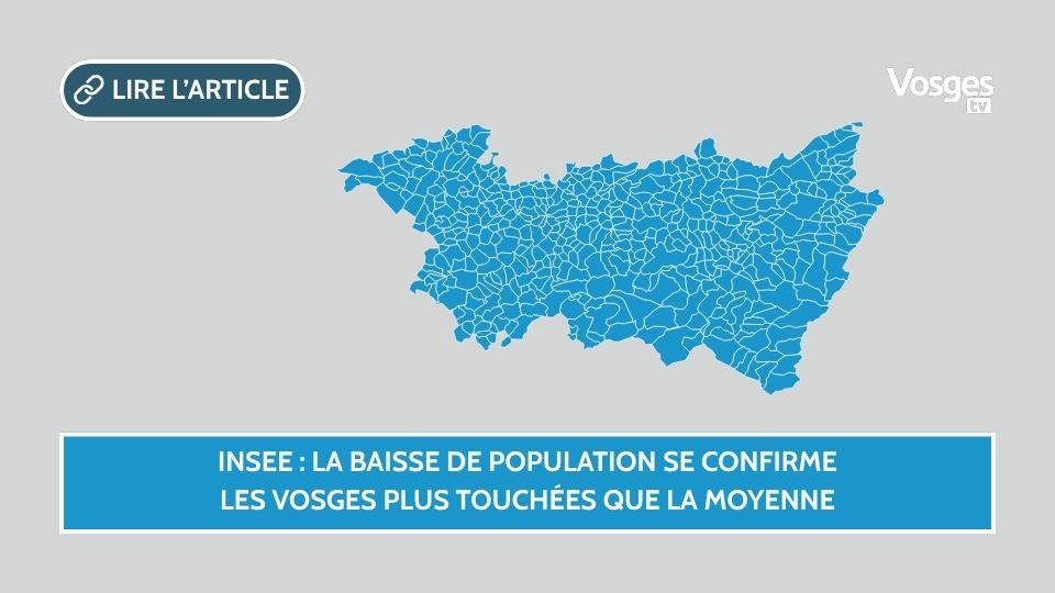 Insee : la baisse de population se confirme, les Vosges plus touchées que la moyenne