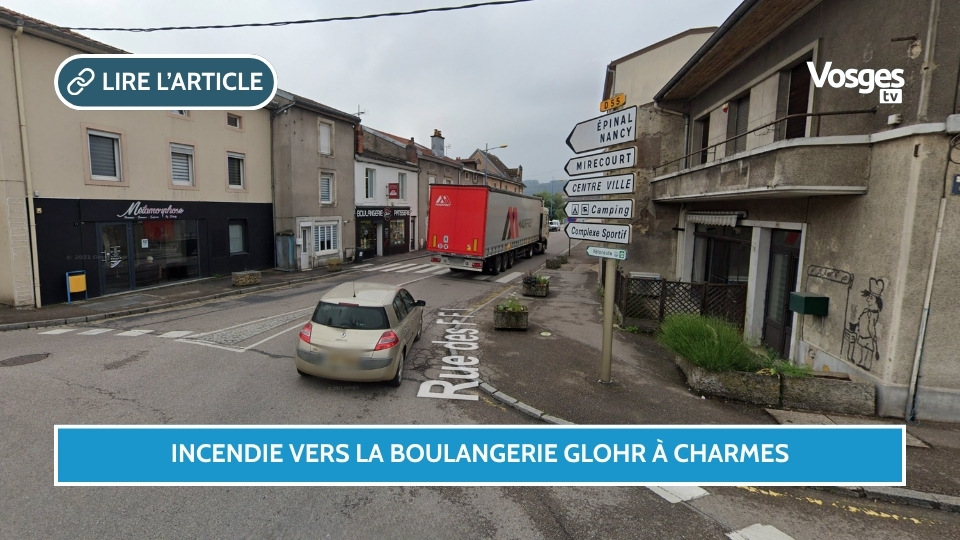 Incendie à la boulangerie Glohr à Charmes