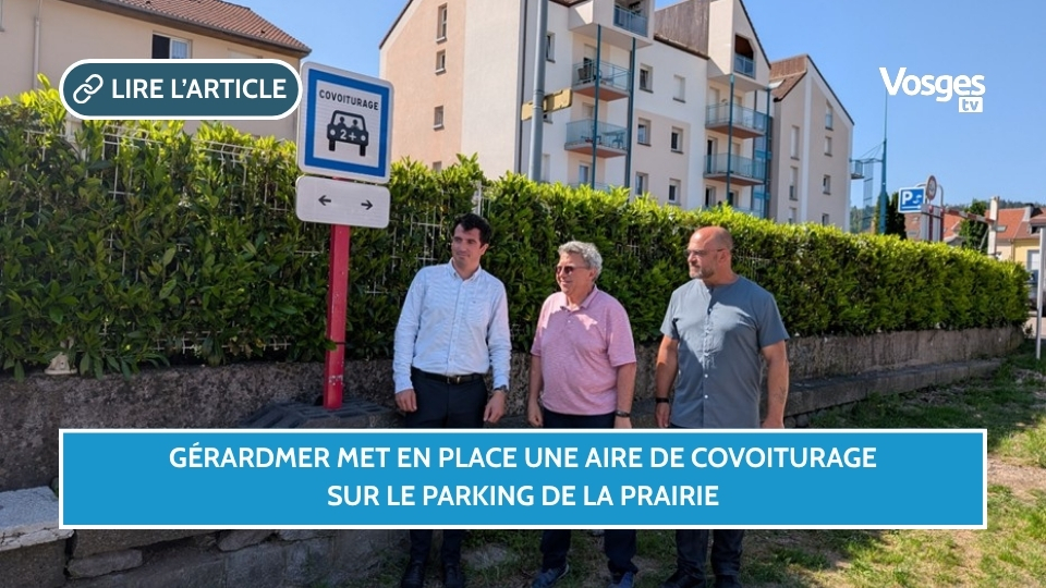 Gérardmer met en place une aire de covoiturage sur le parking de la Prairie