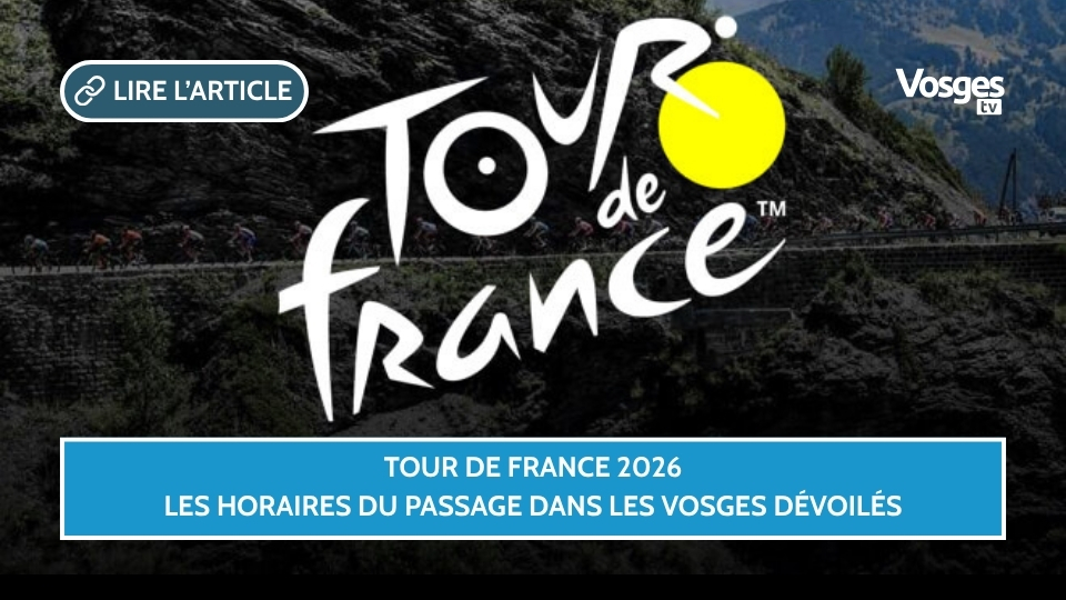 Tour de France 2026 : les horaires du passage dans les Vosges dévoilés