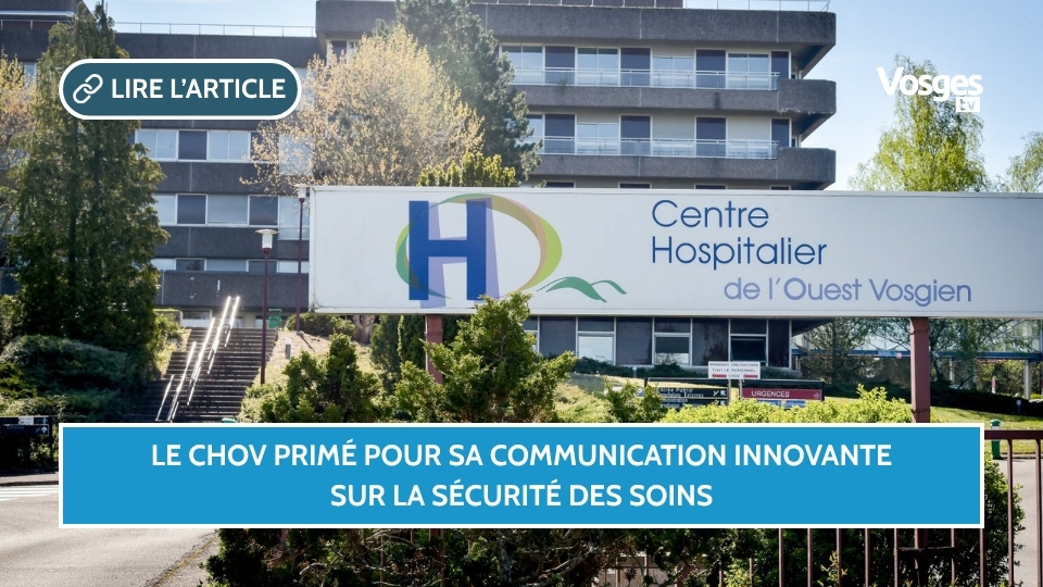 Le CHOV primé pour sa communication innovante sur la sécurité des soins