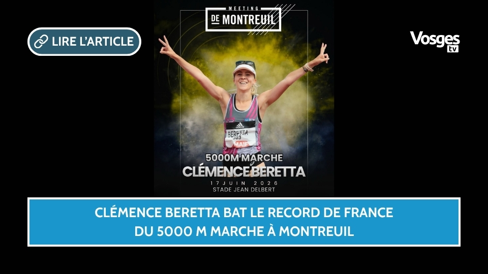Clémence Beretta bat le record de France du 5000 m marche à Montreuil