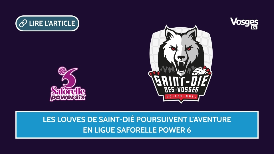 Les Louves de Saint-Dié poursuivent l’aventure en Ligue Saforelle Power 6