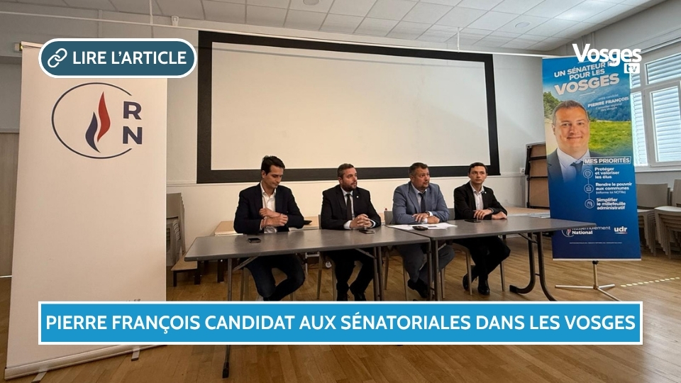Pierre François candidat aux sénatoriales dans les Vosges