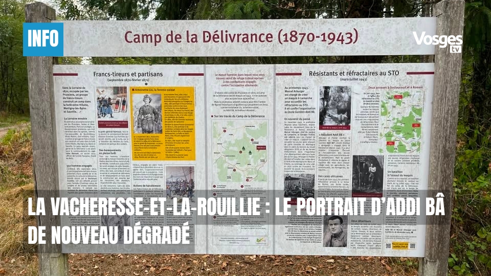 La Vacheresse-et-la-Rouillie : le portrait d’Addi Bâ de nouveau dégradé